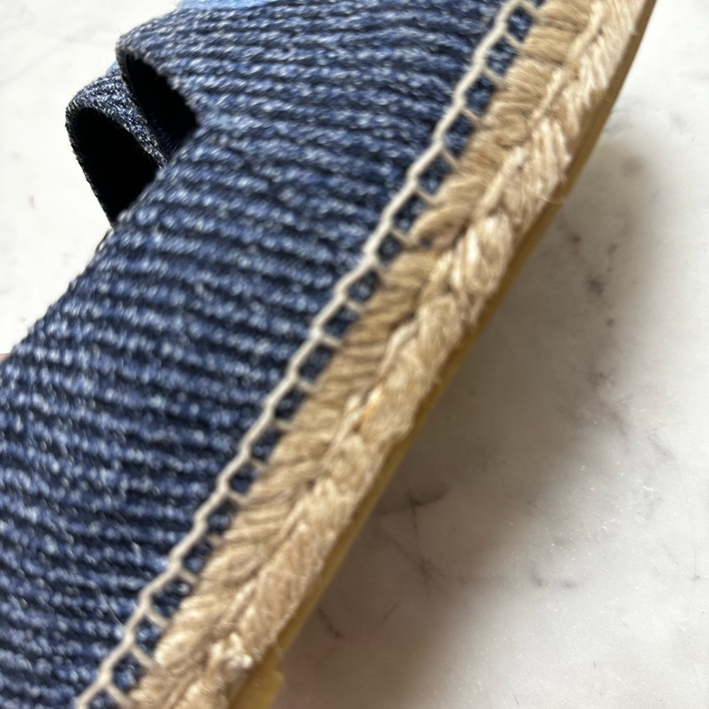 CHANEL 🩵 Espadrilles Blue Canvas size 37 - Picture 11 of 14